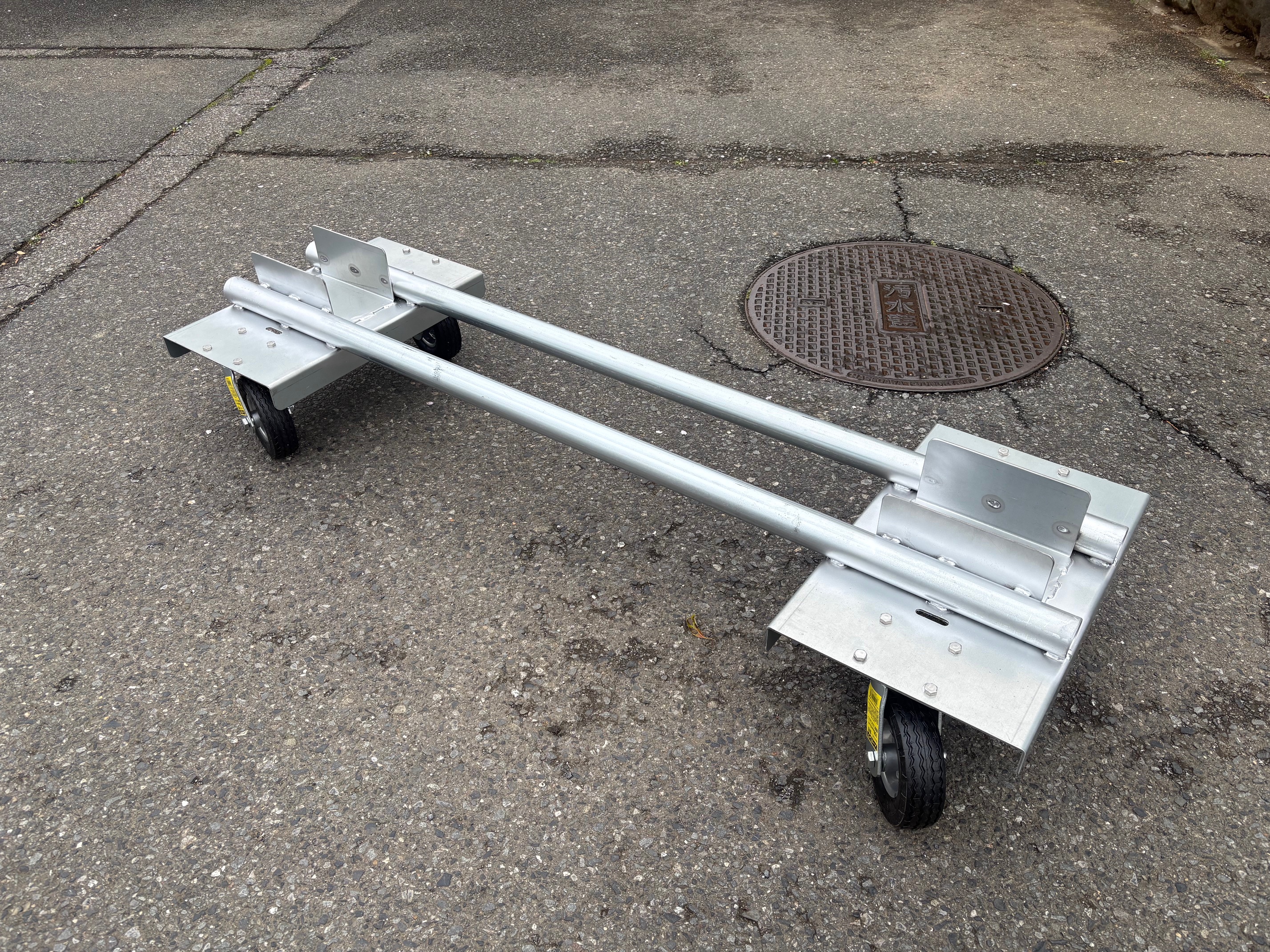 サッカーゴール運搬台車